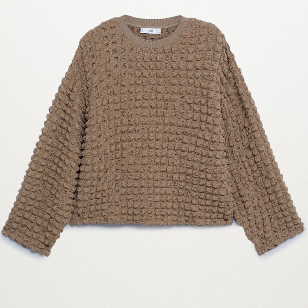 NWT MANGO 297Pompas Sweatshirt Medium